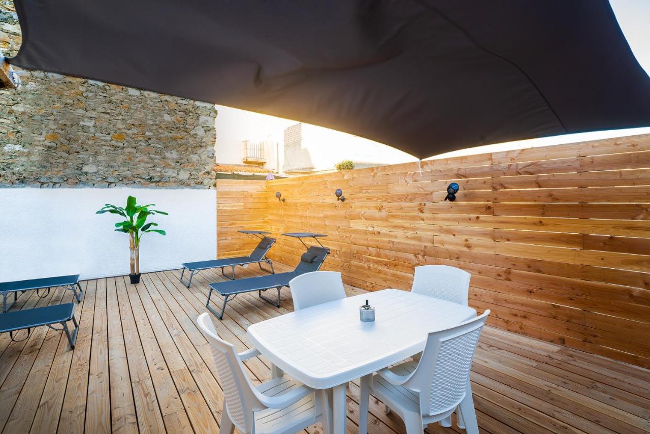 Superbe Appartement A 2 Pas Des Halles, Climatise, Terrasse, Garage ナルボンヌ エクステリア 写真